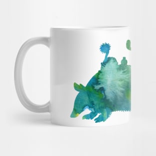 Armadillo With Cacti Mug